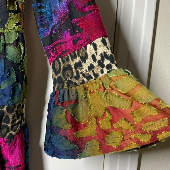 Caleaas Multi Print Patchwork Tunic, S - Picture 3 of 9